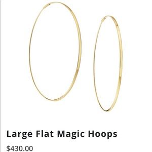 Lana 14k Yellow Gold Hoops